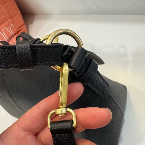 NWT | Large See By Chloe Joan Crossbody Bag | Black Leather and Suede | Dust Bag - Picture 11 of 17